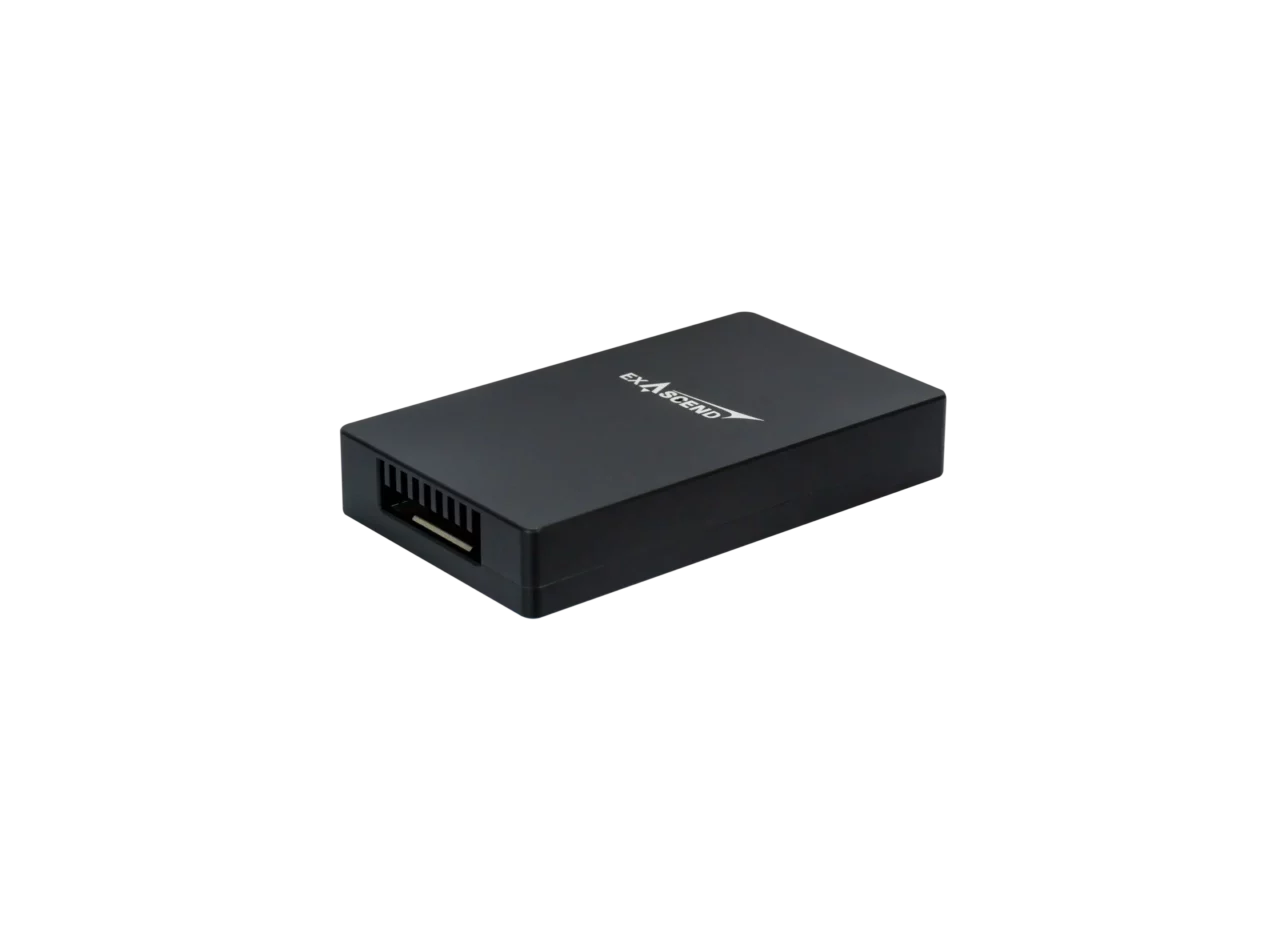 CFexpress Type B – Single-slot Card Reader (20 Gbps) side view
