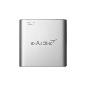 CFexpress Type B / SD – Dual-slot Card Reader (10 Gbps) front view
