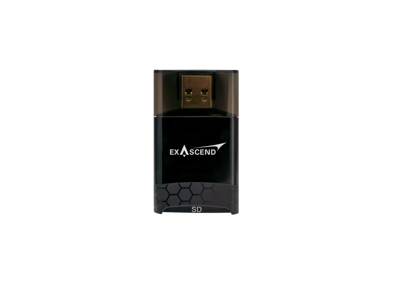 SD / microSD – Dual-slot Card Reader (UHS-II) front view