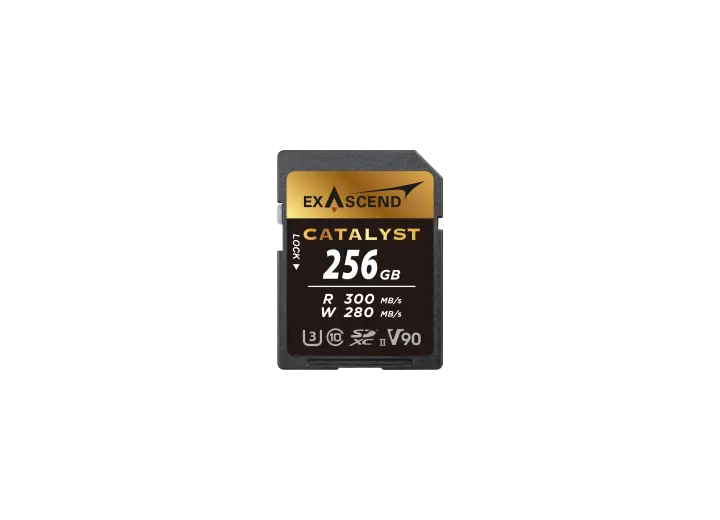 Catalyst – UHS-II SD (V90) front view