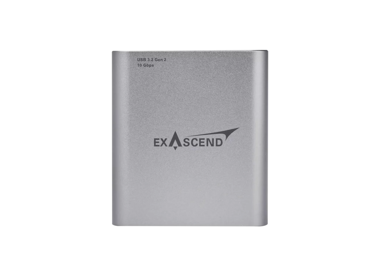 CFexpress Type A / SD – Dual-slot Card Reader (10 Gbps) front view