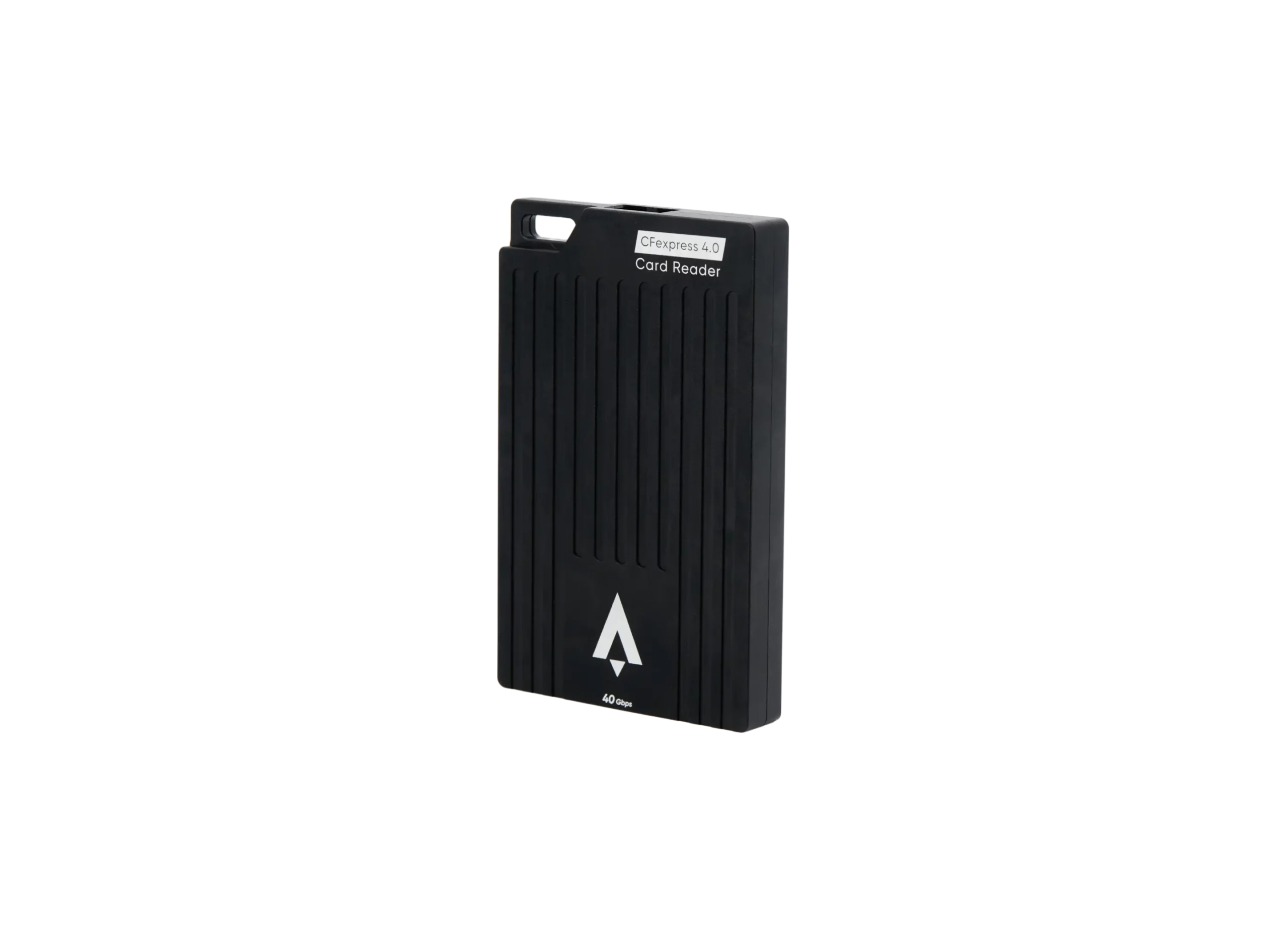 Nitro CFexpress Type B – Single-slot Card Reader (40 Gbps) side view